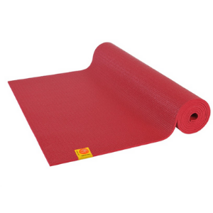 Tapis yoga rouge chin mudra