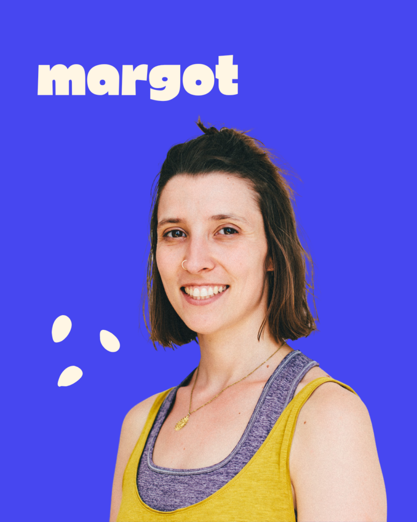 Margot professeure de yoga renforcement musculaire pilate