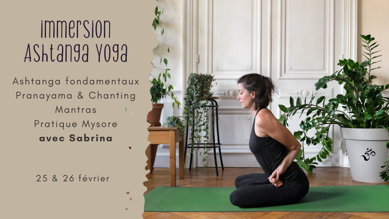 Ashtanga Yoga Lyon découverte débutant atelier pratique
