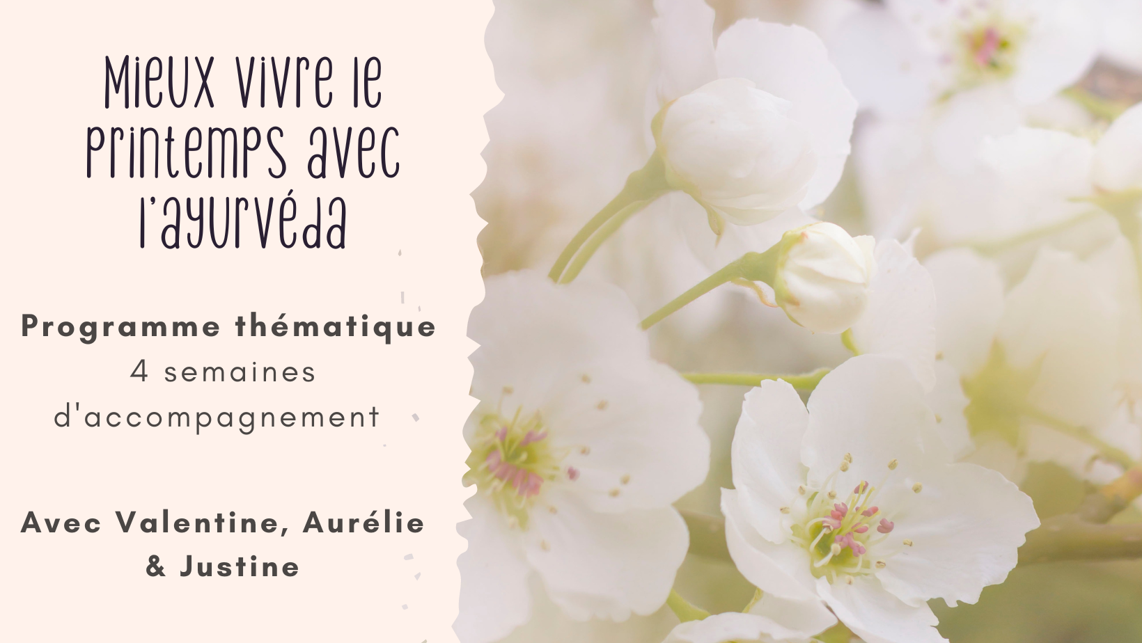 Mieux vivre le printemps avec l'Ayurvéda - Newsletter site programme accompagnement ayurveda reflexologie plantaire drainer detox