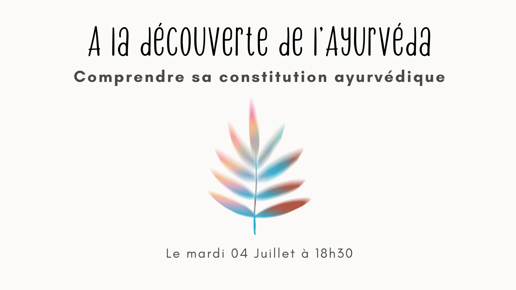 atelier ayurvéda constitution découverte