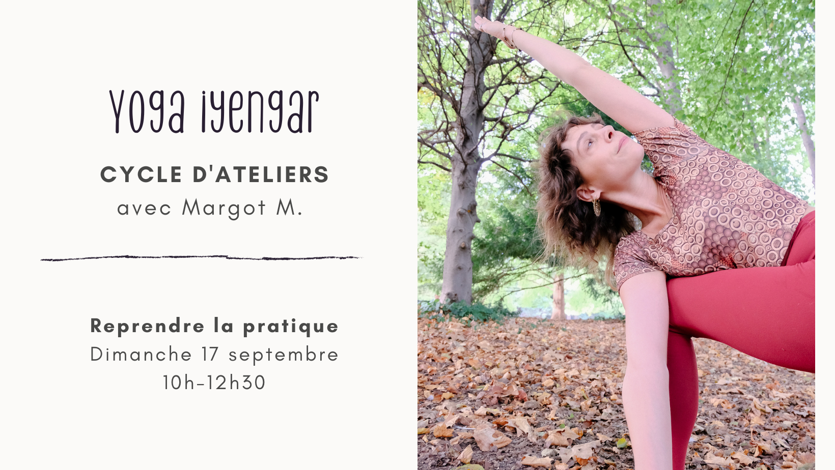 atelier yoga iyengar reprendre pratique débutant