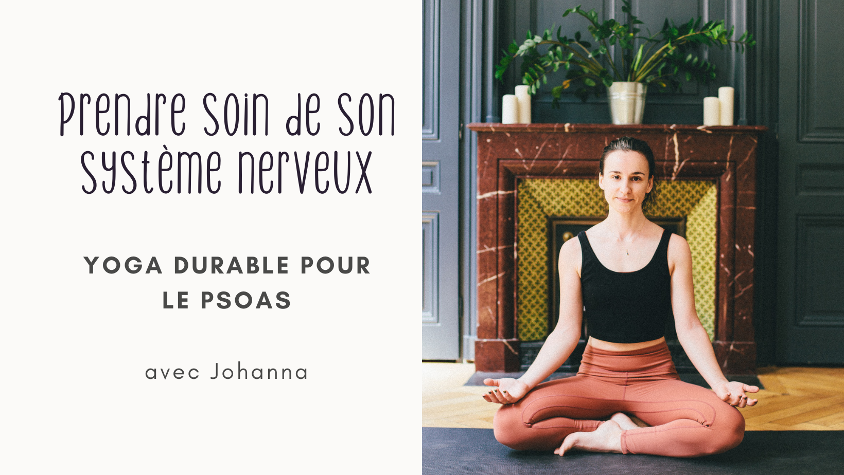 atelier yoga système nerveux psoas