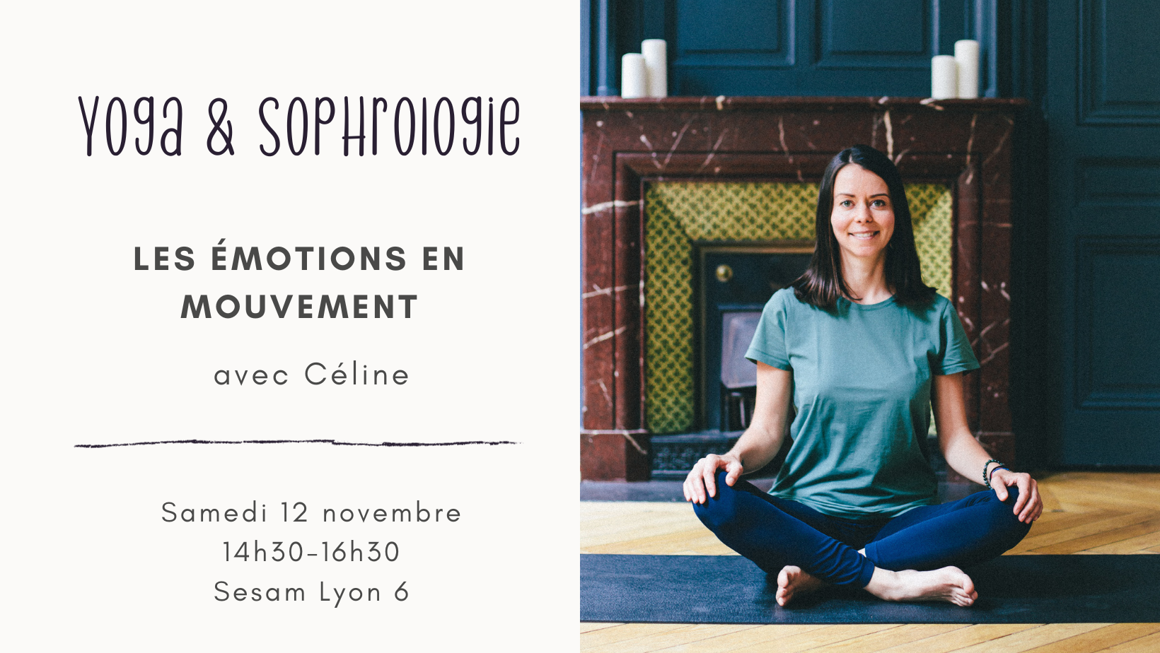 Atelier découverte yoga sophrologie émotions