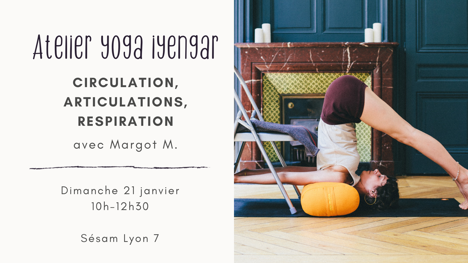 atelier yoga Iyengar Lyon