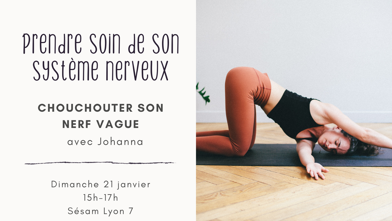 atelier yoga nerf vague système nerveux