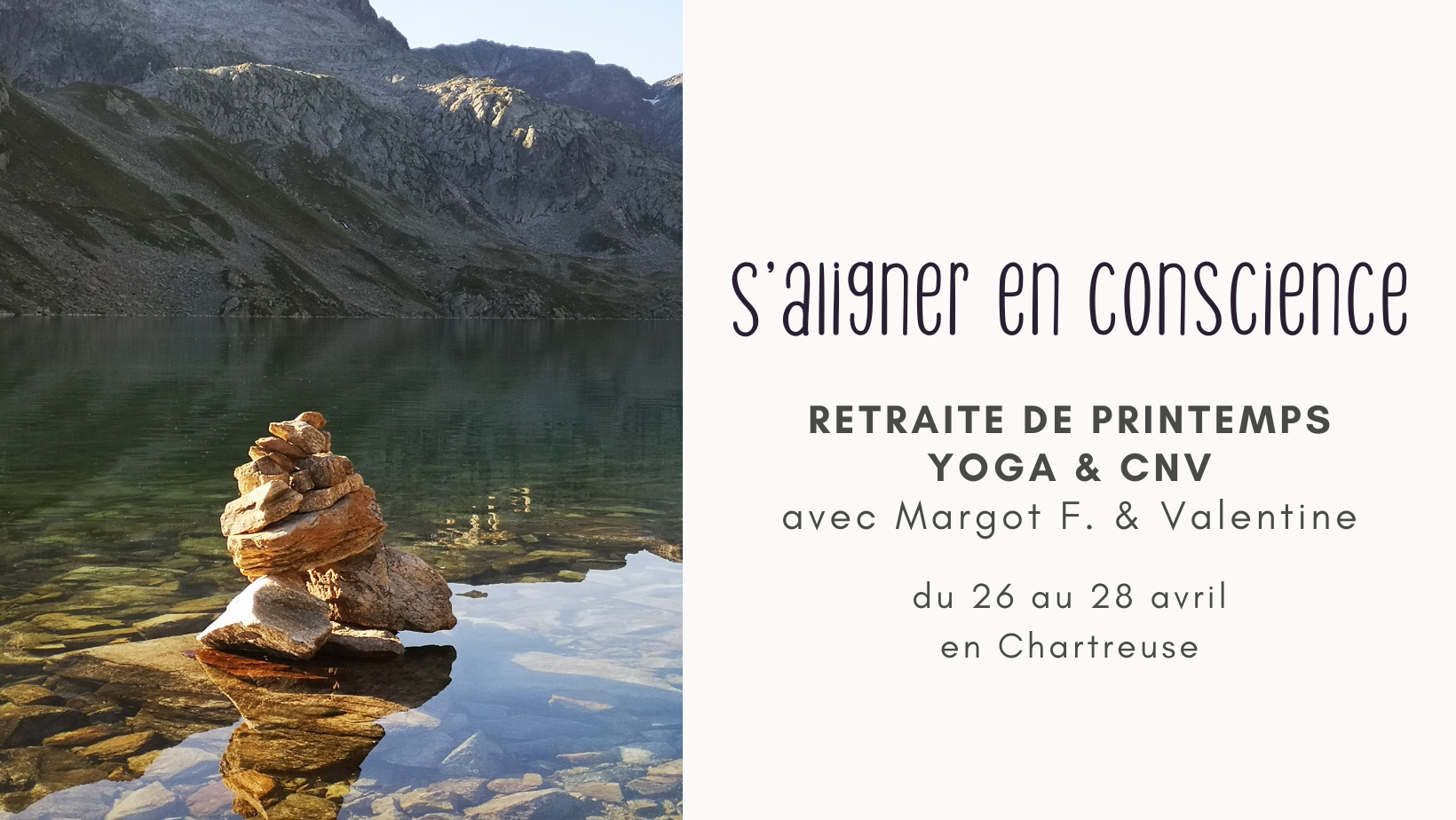 retraite yoga printemps aligner conscience