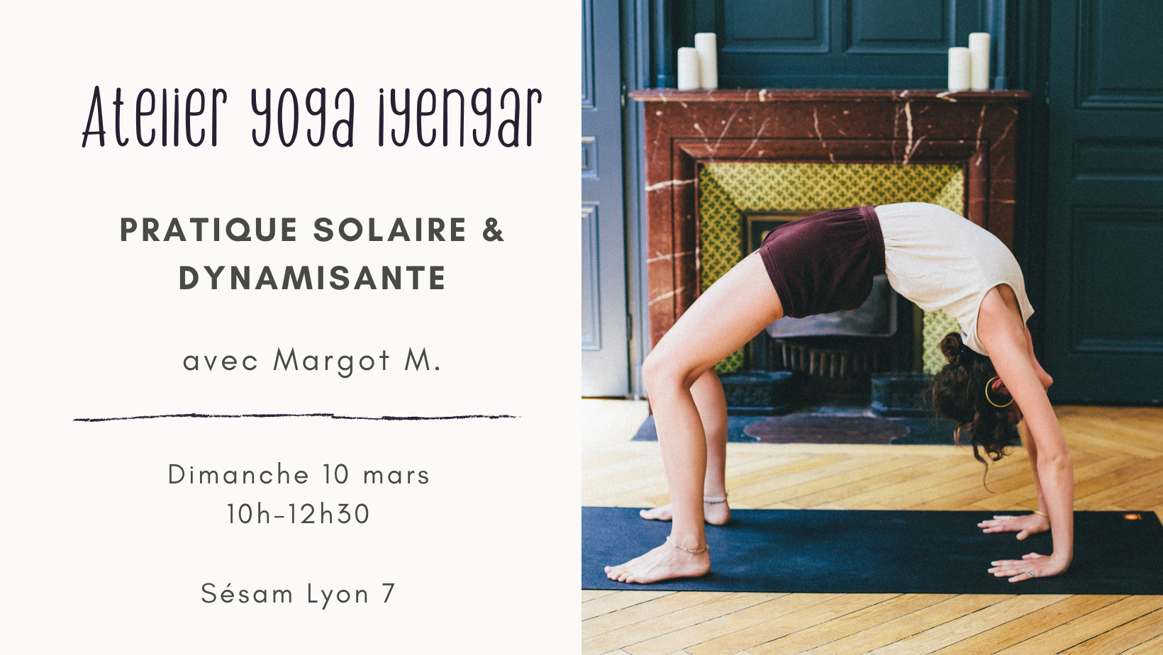 atelier yoga Iyengar Lyon