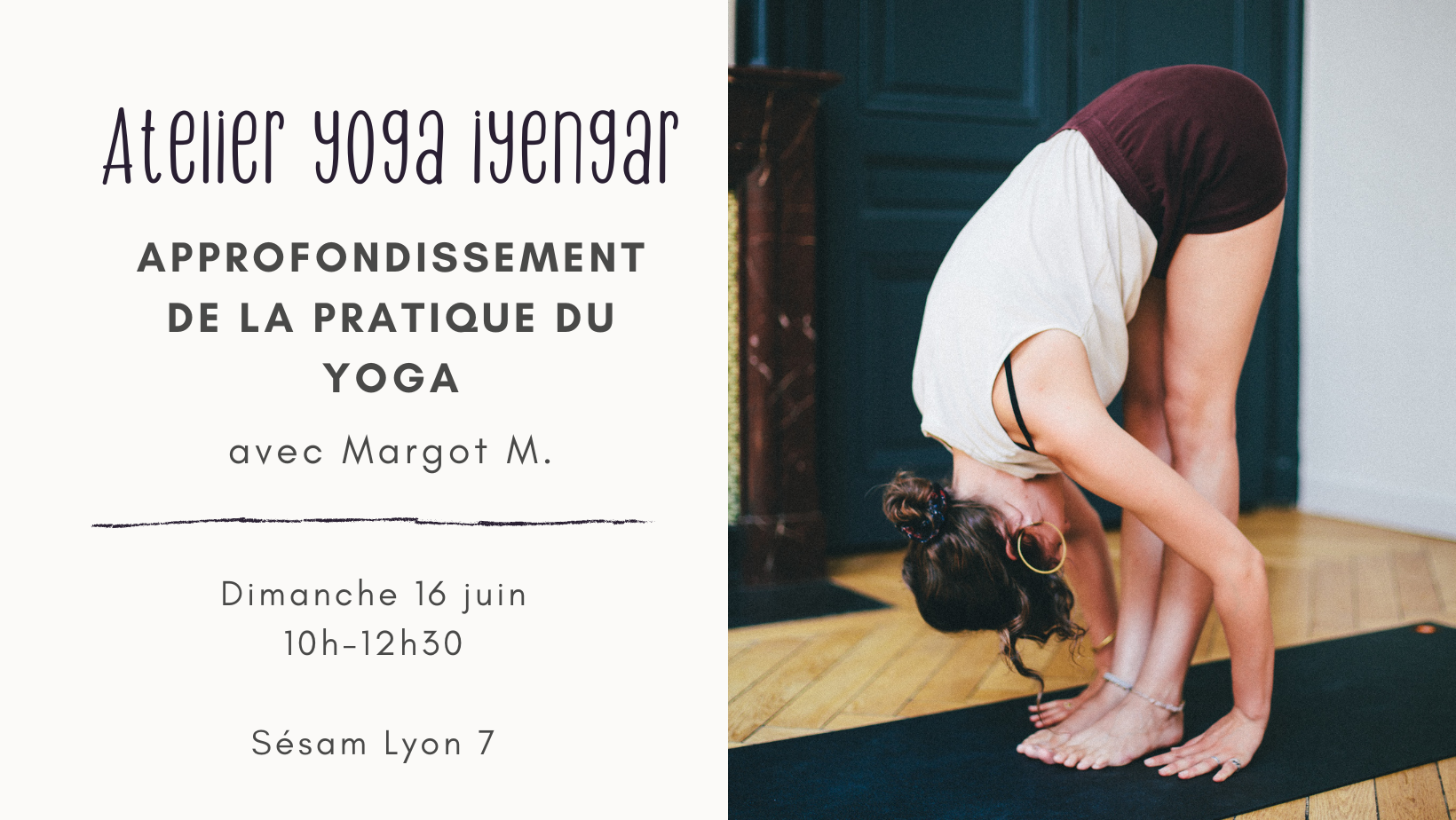 atelier yoga Iyengar approfondissemnt