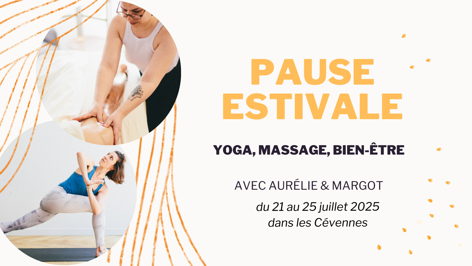 stage été pause estivale intégrer sa pratique yoga massages
