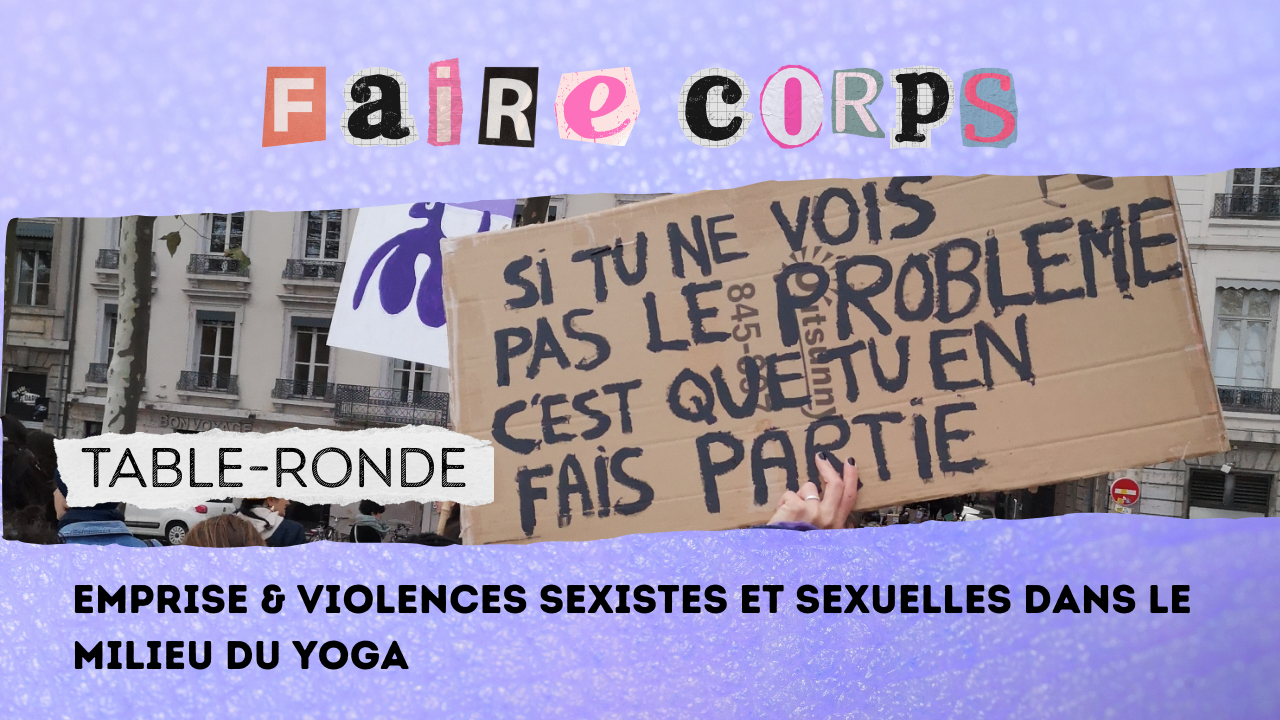 table ronde VSS emprise yoga Lyon 2026 Periscope Sésam Lyon 7 Elodie Emery Lola Pernot Bénédicte de la Taille Elisa Mora
