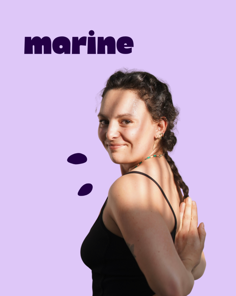 Mathilde professeure de yoga renforcement musculaire pilate